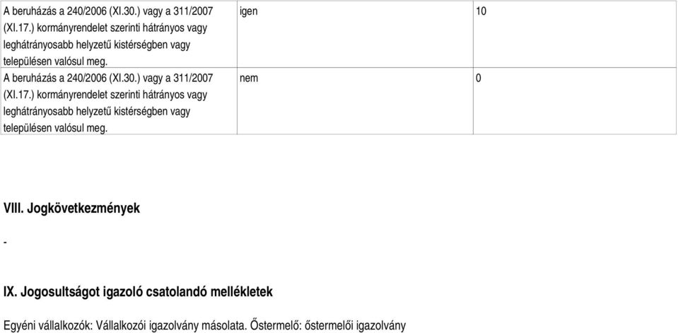 igen 10 VIII. Jogkövetkezmények - IX.