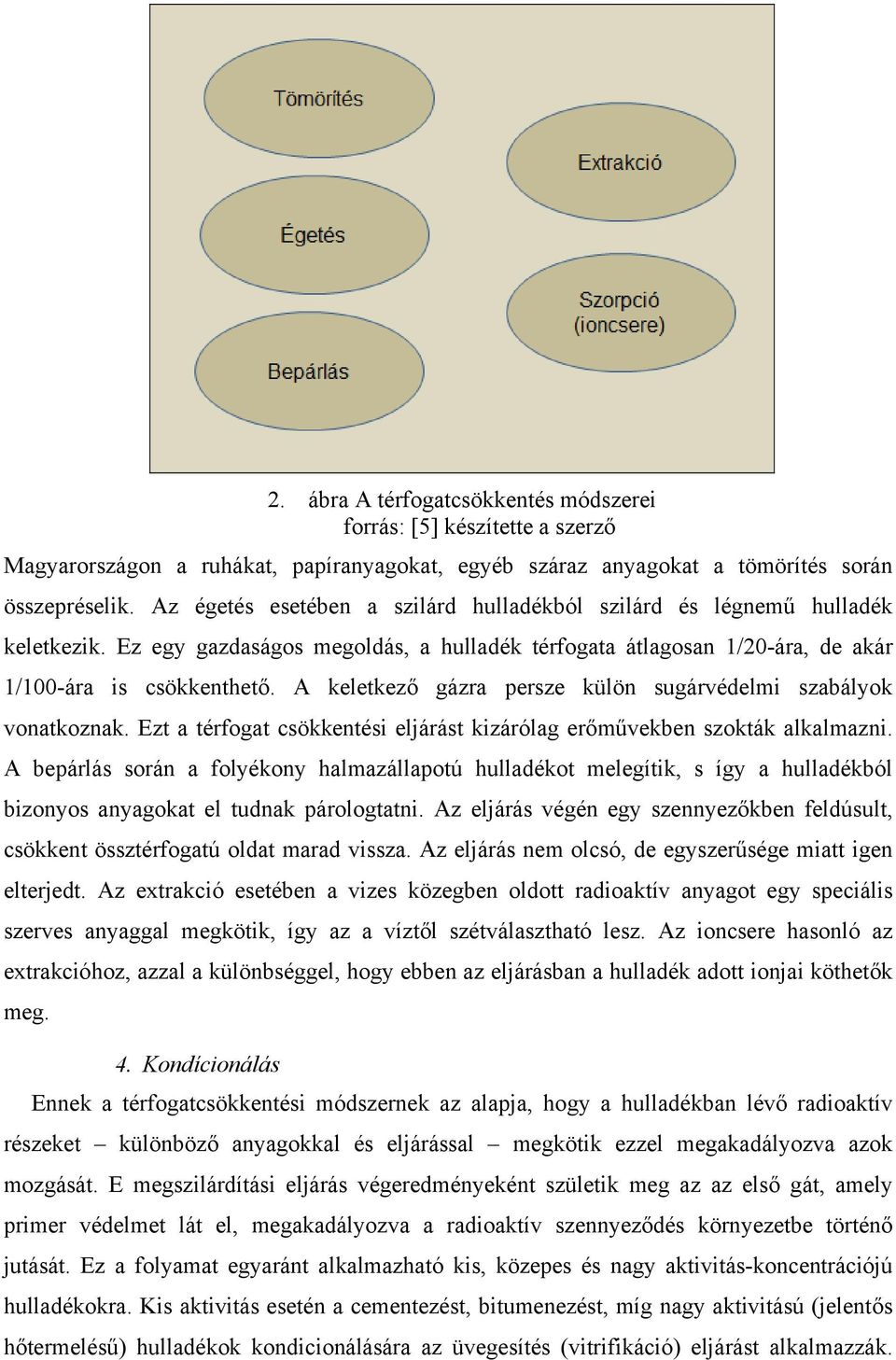 A keletkező gázra persze külön sugárvédelmi szabályok vonatkoznak. Ezt a térfogat csökkentési eljárást kizárólag erőművekben szokták alkalmazni.