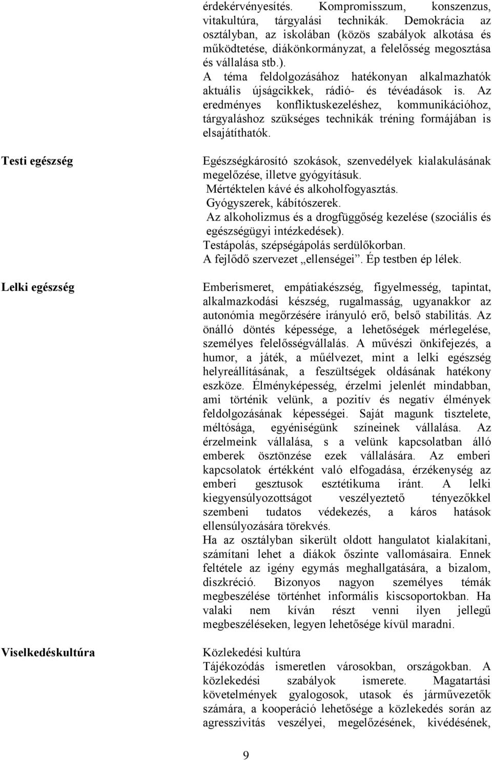 A téma feldolgozásához hatékonyan alkalmazhatók aktuális újságcikkek, rádió- és tévéadások is.
