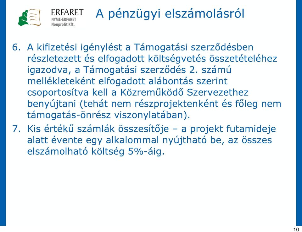 Támogatási szerződés 2.