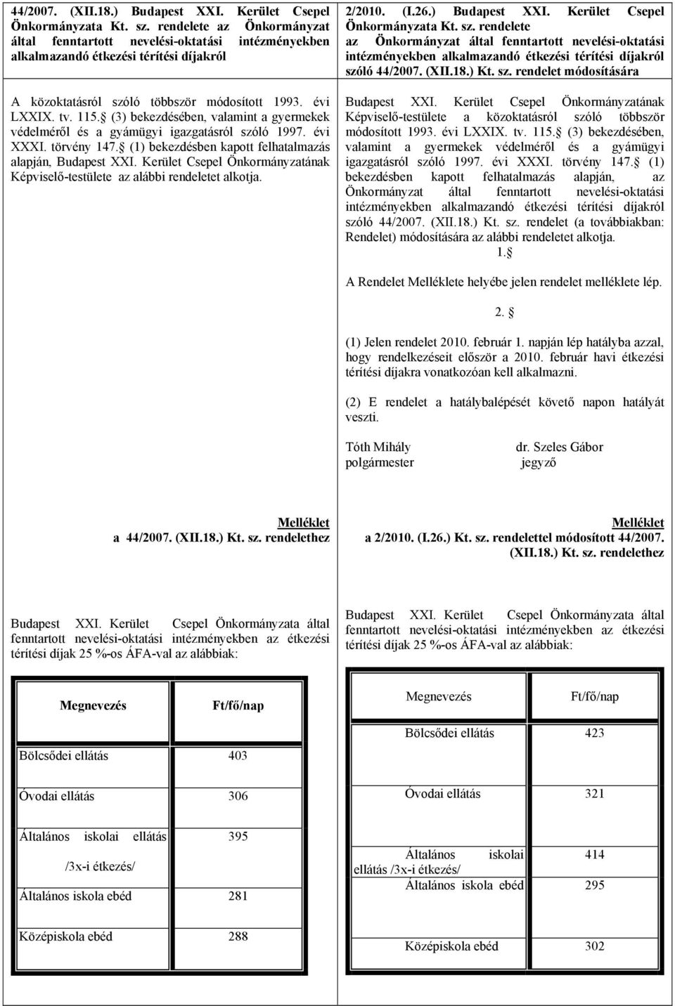 (3) bekezdésében, valamint a gyermekek védelméről és a gyámügyi igazgatásról szóló 1997. évi XXXI. törvény 147. (1) bekezdésben kapott felhatalmazás alapján, Budapest XXI.