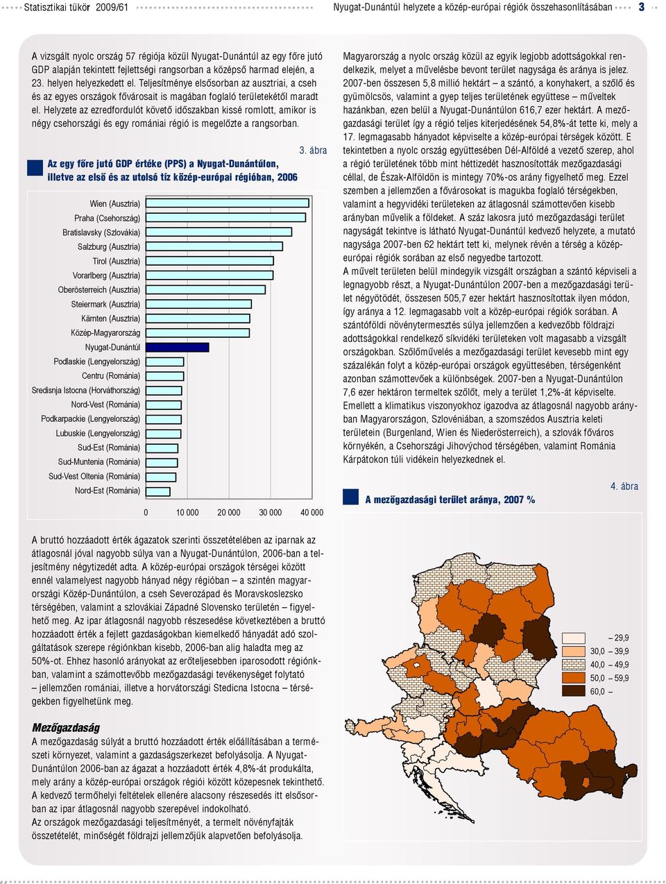 Helyzete az ezredfordulót követõ idõszakban kissé romlott, amikor is négy csehországi és egy romániai régió is megelõzte a rangsorban. 3.