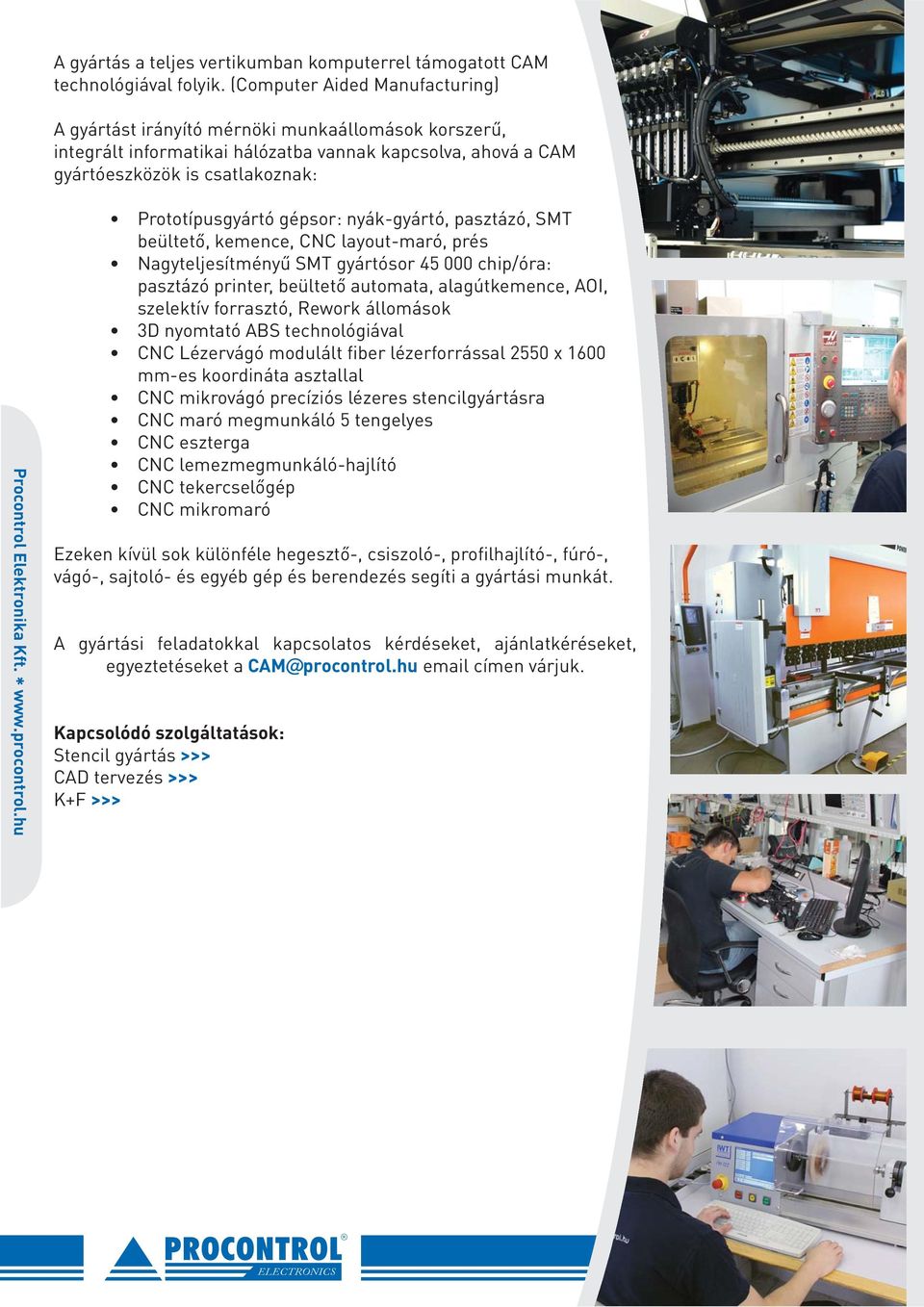 Elektronika Kft. * www.procontrol.