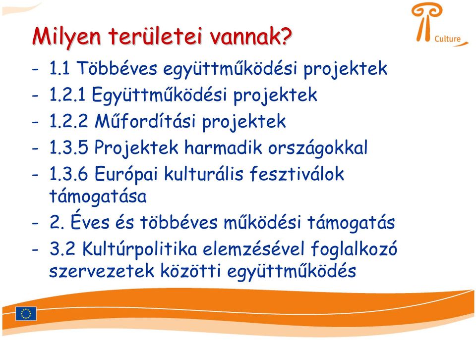 5 Projektek harmadik országokkal - 1.3.