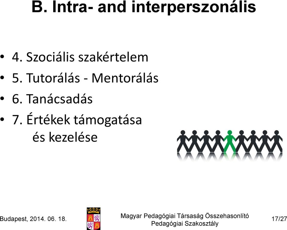 Tutorálás - Mentorálás 6.