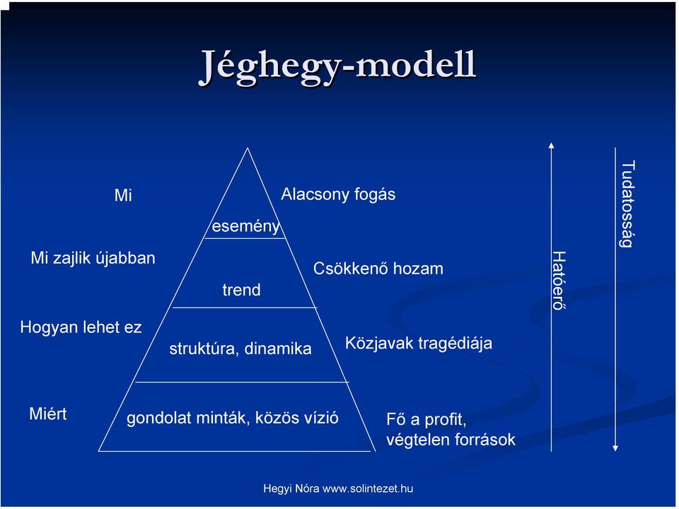 lehet ez struktúra, dinamika Közjavak tragédiája Miért