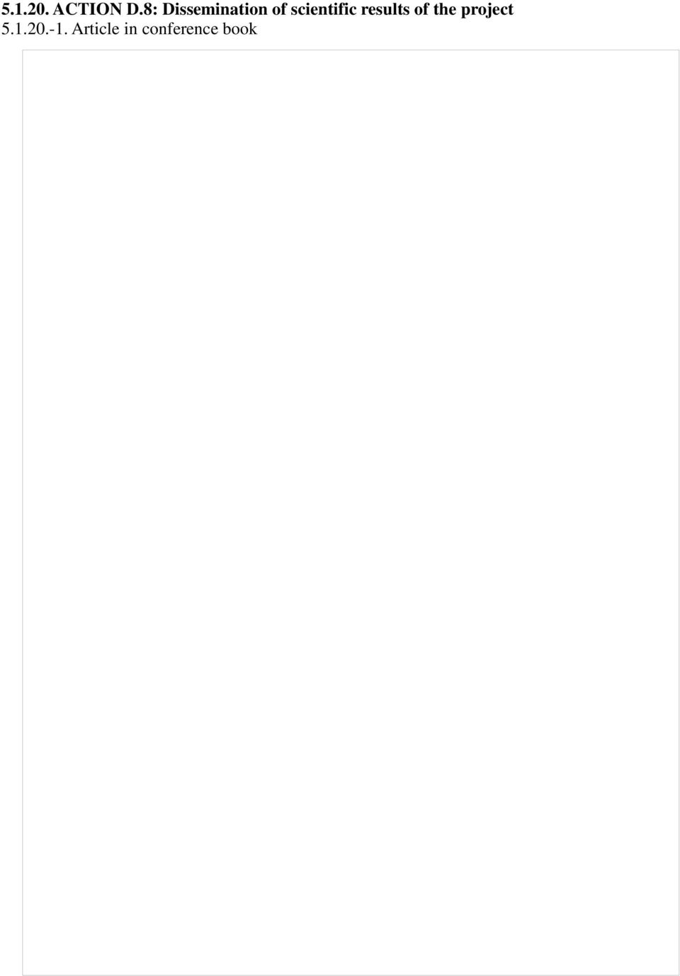 scientific results of the