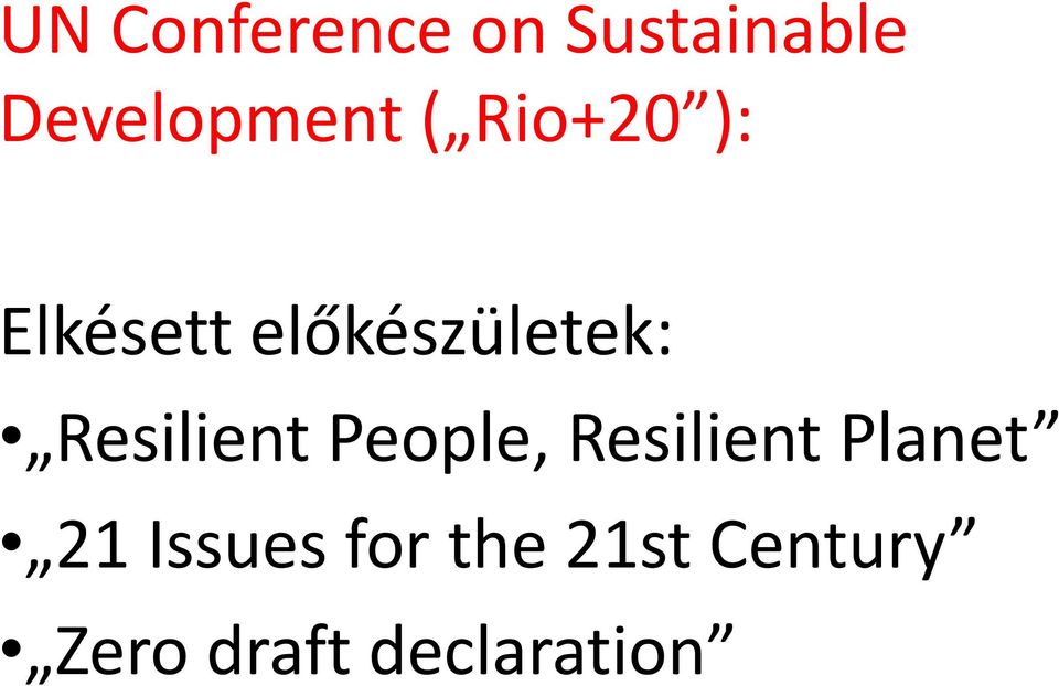 Resilient People, Resilient Planet 21