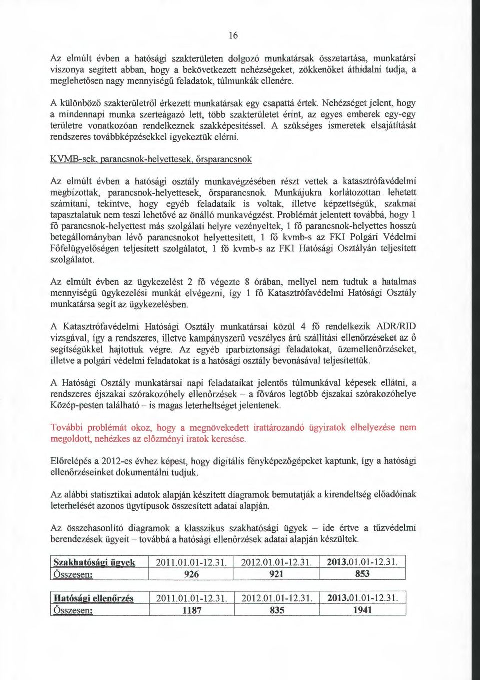 Nehézséget jelent, hogy a mindennapi munka szerteágazó lett, több szakterületet érint, az egyes emberek egy-egy területre vonatkozóan rendelkeznek szakképesítéssel.