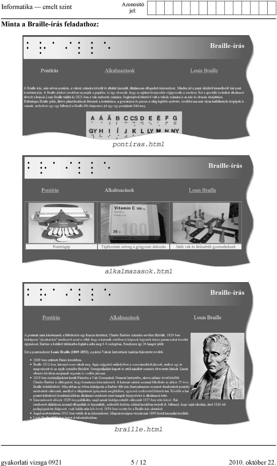 html alkalmazasok.html braille.