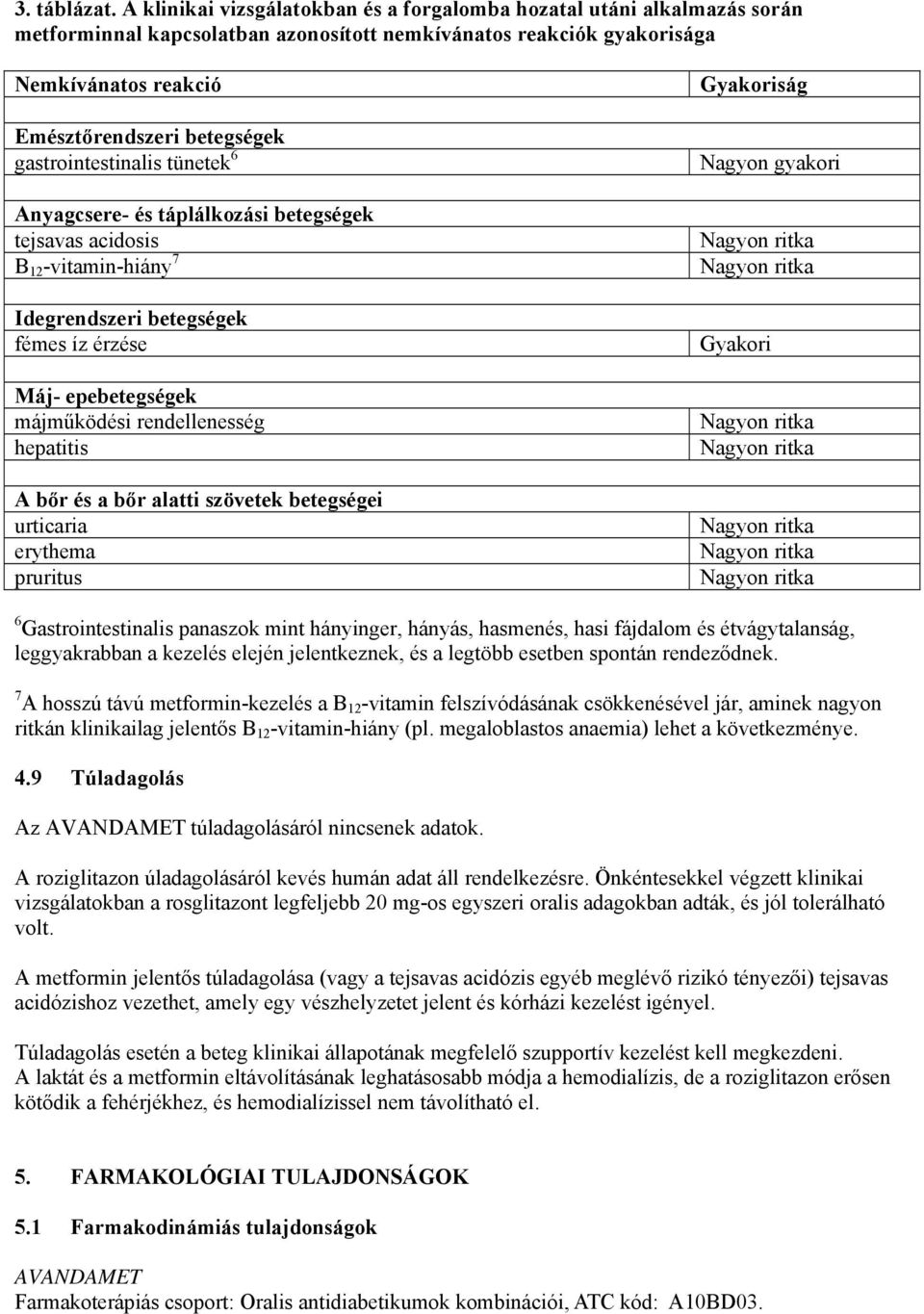 gastrointestinalis tünetek 6 Anyagcsere- és táplálkozási betegségek tejsavas acidosis BB12-vitamin-hiány 7 Idegrendszeri betegségek fémes íz érzése Máj- epebetegségek májműködési rendellenesség