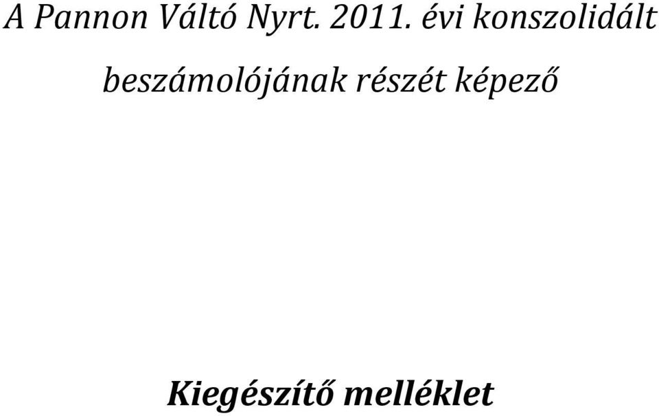 beszámolójának részét