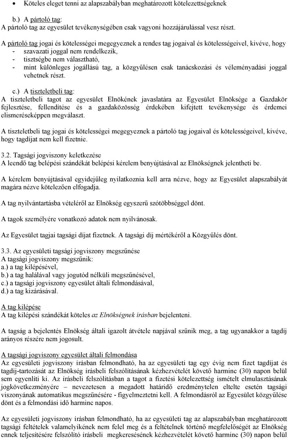 tag, a közgyűlésen cs