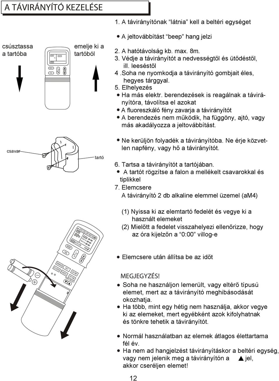 Kezelési útmutató. MIDEA kazettás és légcsatornás készülékekhez - PDF  Ingyenes letöltés