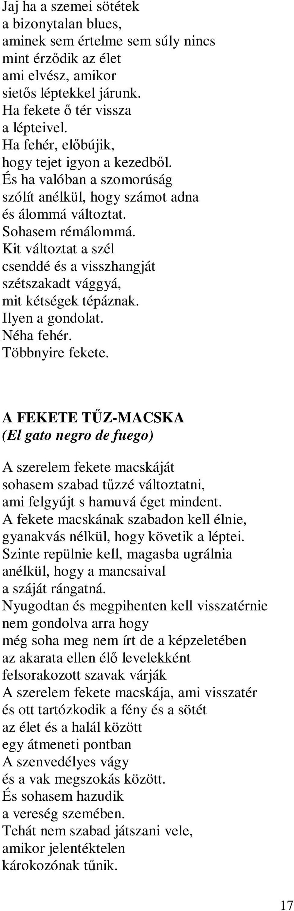 A SZERELEM FEKETE MACSKÁJA - PDF Ingyenes letöltés