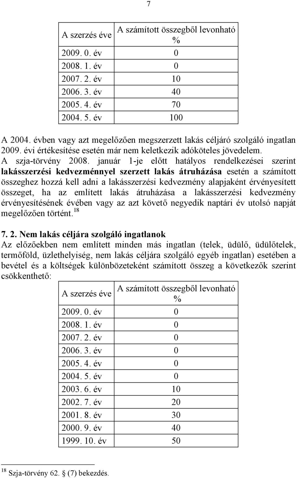 január 1-je előtt hatályos rendelkezései szerint lakásszerzési kedvezménnyel szerzett lakás átruházása esetén a számított összeghez hozzá kell adni a lakásszerzési kedvezmény alapjaként érvényesített