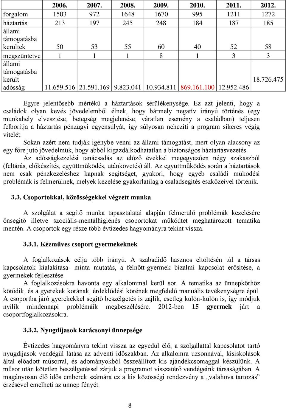 475 adósság 11.659.516 21.591.169 9.823.041 10.934.811 869.161.100 12.952.486 Egyre jelentősebb mértékű a háztartások sérülékenysége.