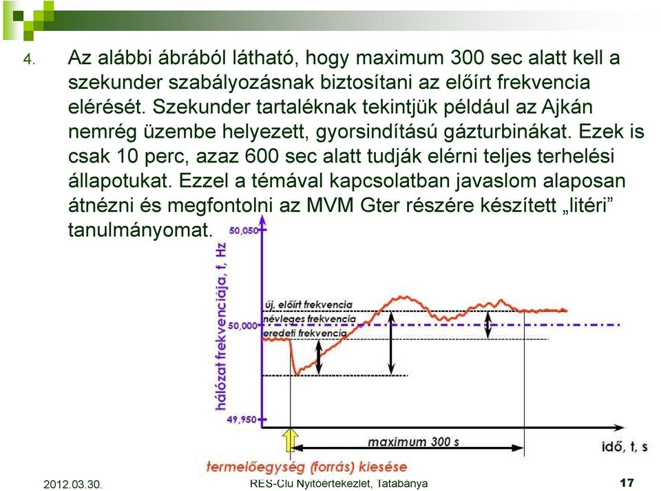 Szekunder tartaléknak tekintjük például az Ajkán nemrég üzembe helyezett, gyorsindítású gázturbinákat.