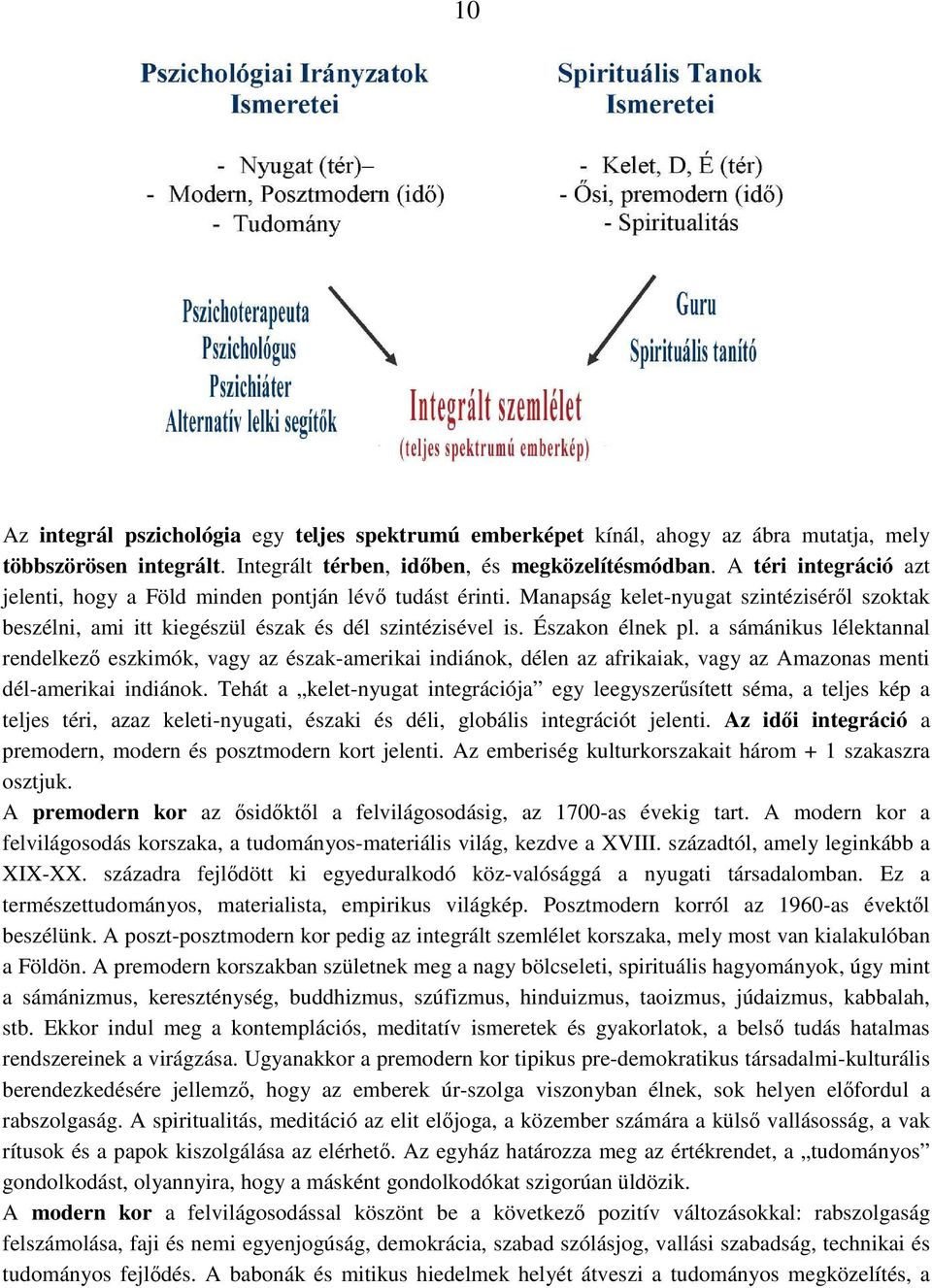 a sámánikus lélektannal rendelkezı eszkimók, vagy az észak-amerikai indiánok, délen az afrikaiak, vagy az Amazonas menti dél-amerikai indiánok.