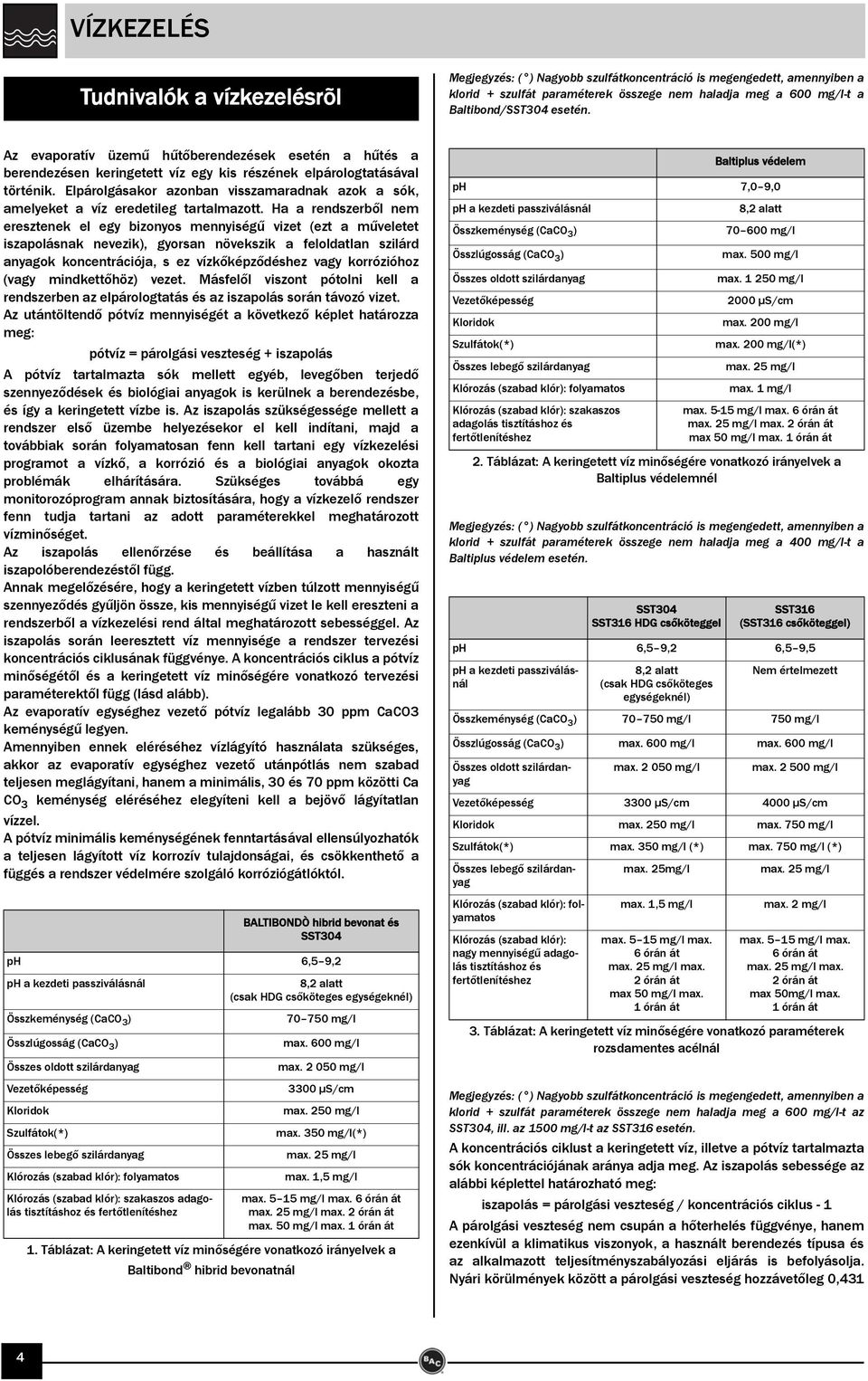 Elpárolgásakor azonban visszamaradnak azok a sók, amelyeket a víz eredetileg tartalmazott.