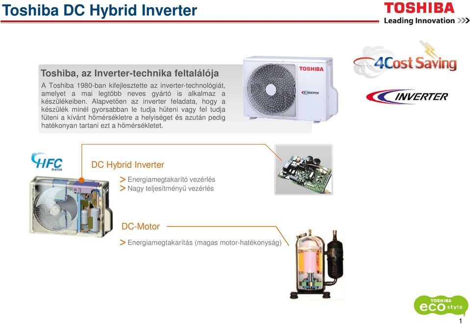 Alapvetően az inverter feladata, hogy a készülék minél gyorsabban le tudja hűteni vagy fel tudja fűteni a kívánt hőmérsékletre a