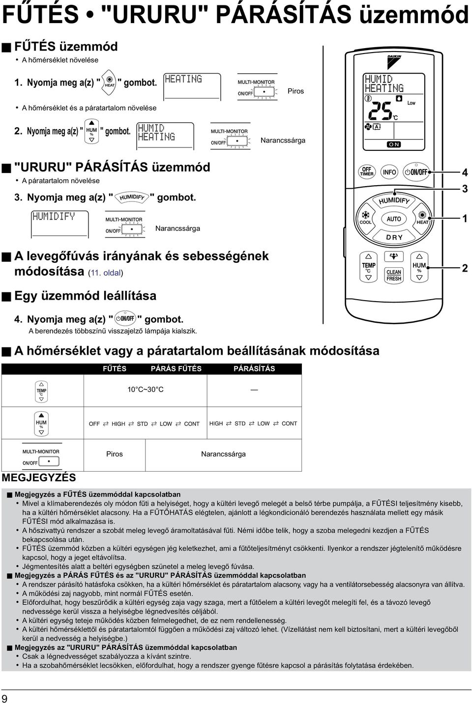 A berendezés többszínű visszajelző lámpája kialszik.