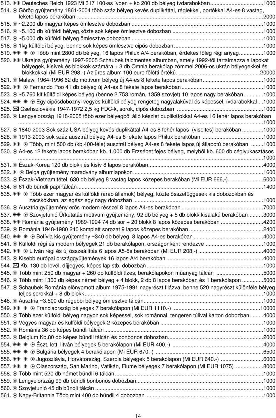 100 db külföldi bélyeg,közte sok képes ömlesztve dobozban...1000 517. ~5.000 db külföldi bélyeg ömlesztve dobozban...1000 518. 1kg külföldi bélyeg, benne sok képes ömlesztve cipõs dobozban...1000 519.