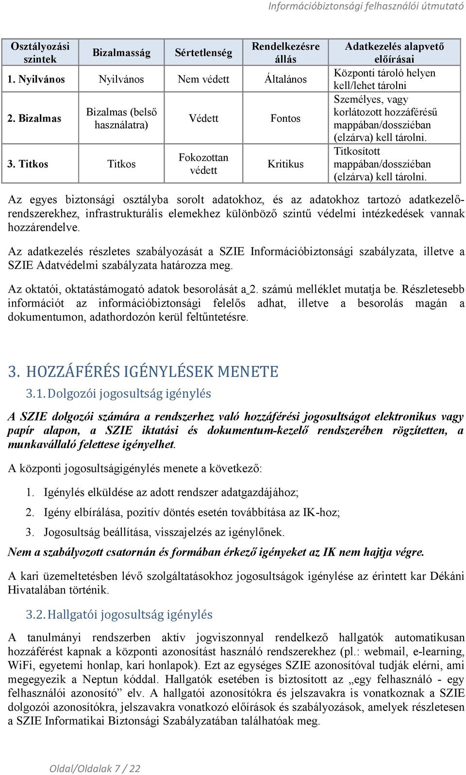 kell tárolni. Titkosított mappában/dossziéban (elzárva) kell tárolni.
