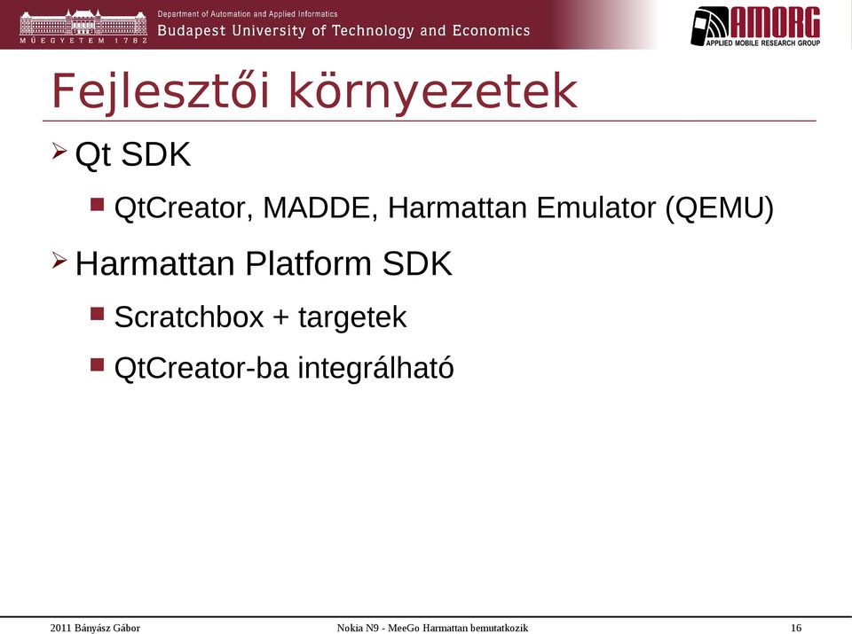 (QEMU) Harmattan Platform SDK