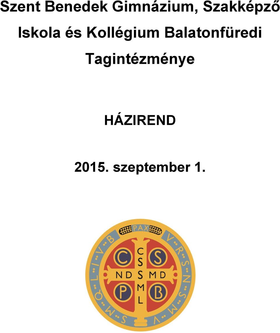 Kollégium Balatonfüredi