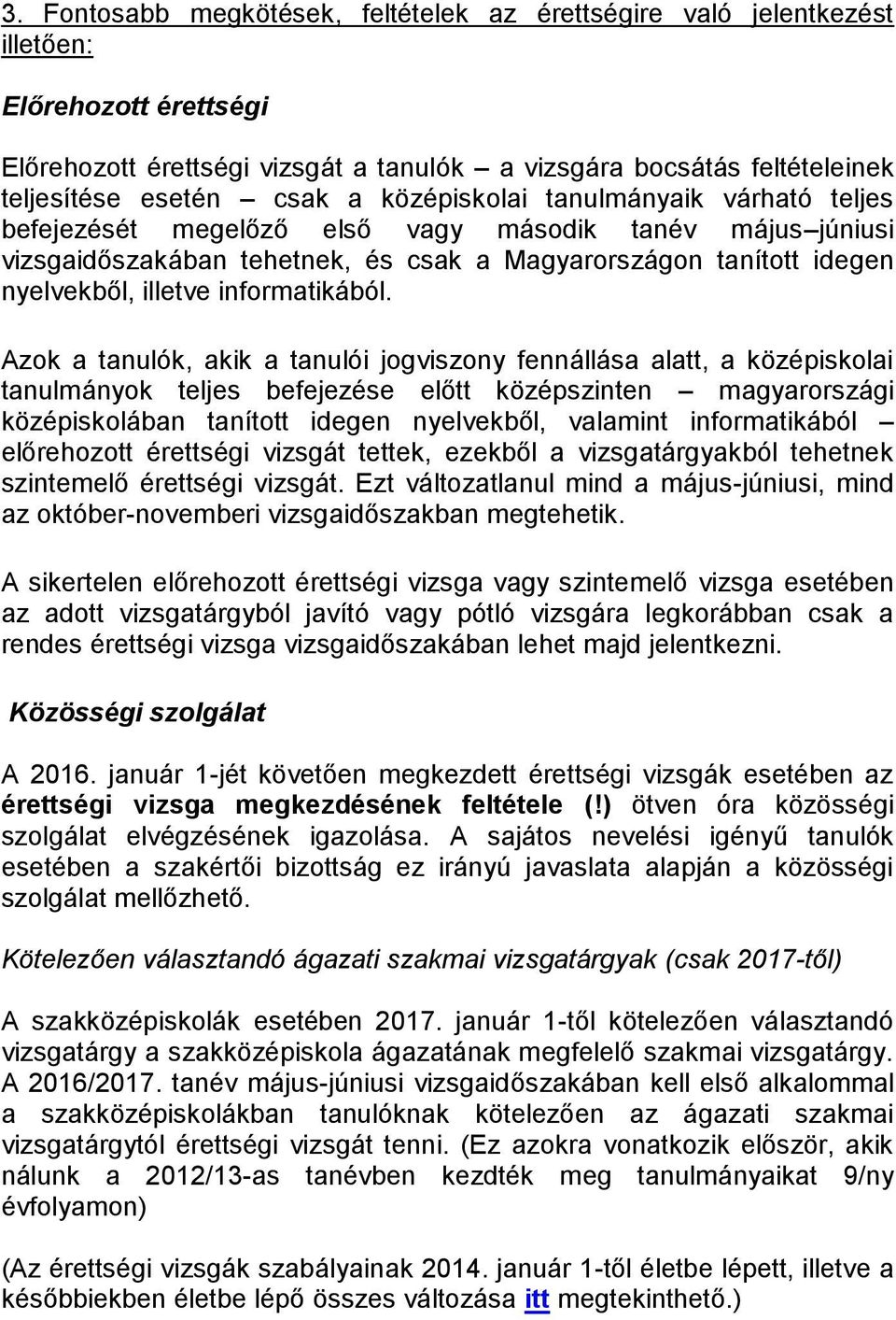 informatikából.