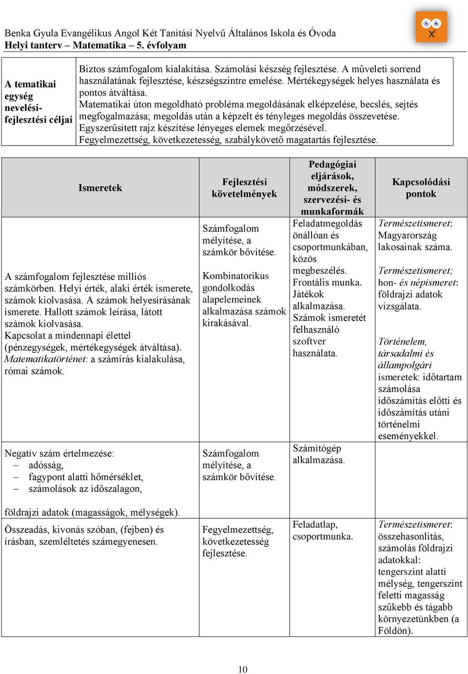 Matematikai úton megoldható probléma megoldásának elképzelése, becslés, sejtés megfogalmazása; megoldás után a képzelt és tényleges megoldás összevetése.