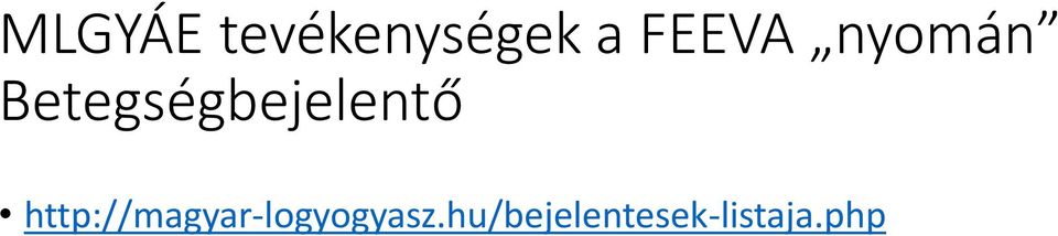 Betegségbejelentő