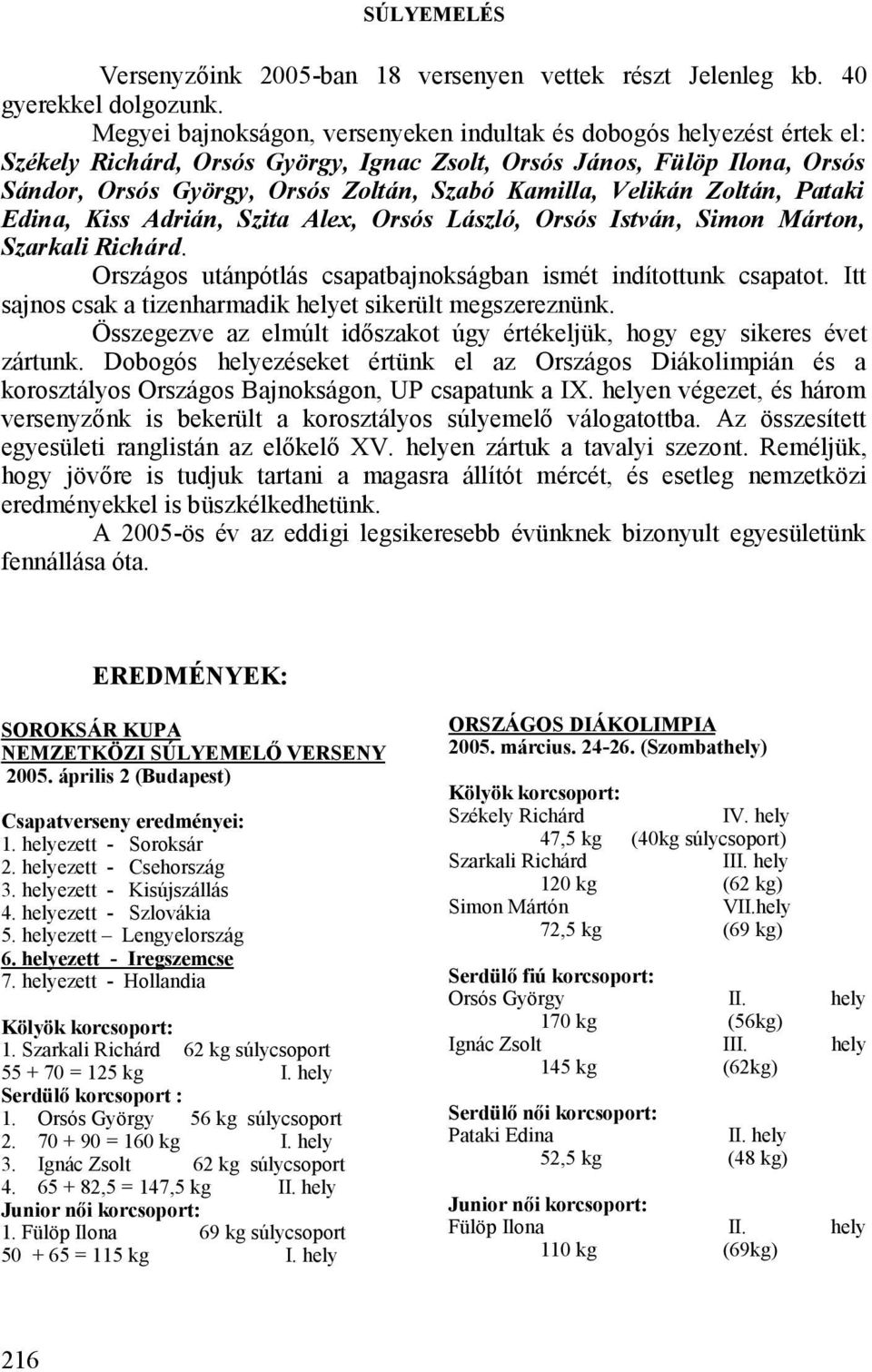 TOLNA MEGYEI SÚLYEMELŐ SZÖVETSÉG - PDF Ingyenes letöltés