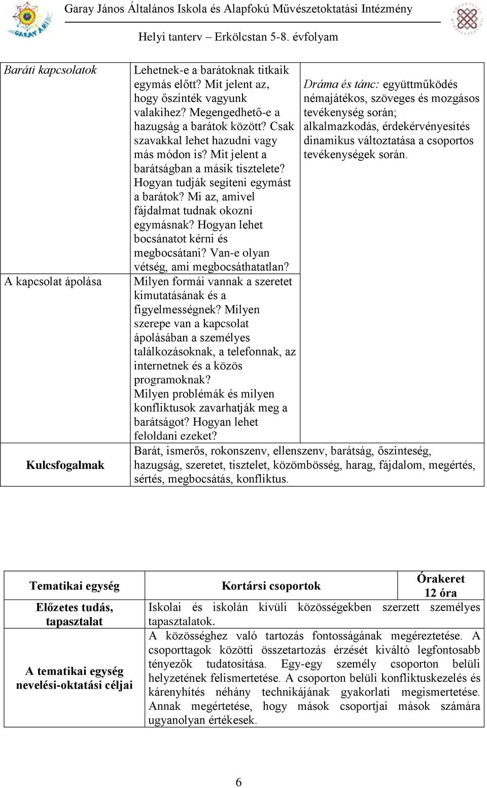 Hogyan lehet bocsánatot kérni és megbocsátani? Van-e olyan vétség, ami megbocsáthatatlan? Milyen formái vannak a szeretet kimutatásának és a figyelmességnek?