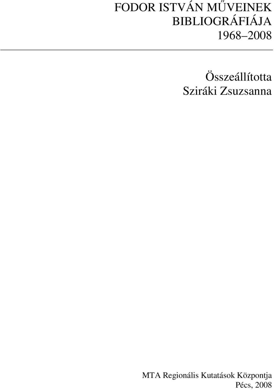 Összeállította Sziráki