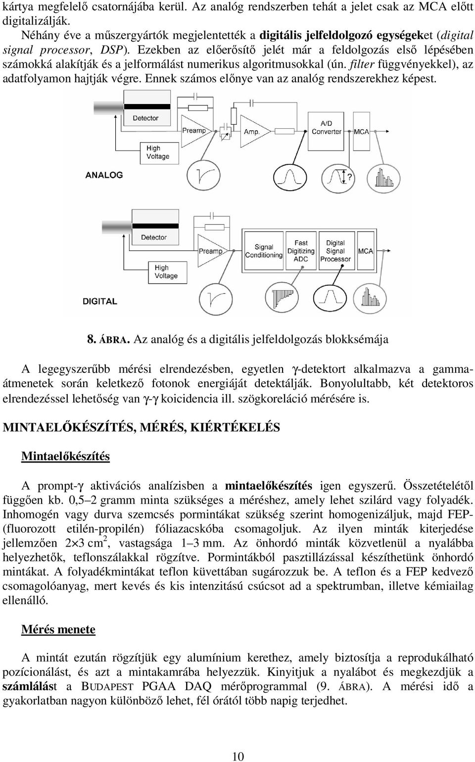 Ezekben az előerősítő jelét már a feldolgozás első lépésében számokká alakítják és a jelformálást numerikus algoritmusokkal (ún. filter függvényekkel), az adatfolyamon hajtják végre.