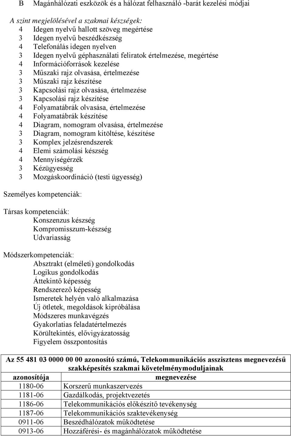 értelmezése 3 Kapcsolási rajz készítése 4 Folyamatábrák olvasása, értelmezése 4 Folyamatábrák készítése 4 Diagram, nomogram olvasása, értelmezése 3 Diagram, nomogram kitöltése, készítése 3 Komplex