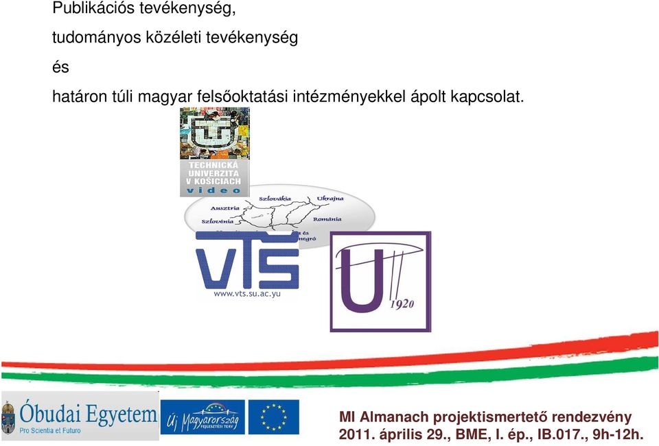 Óbudai Egyetem Neumann János Informatikai Kar. Intelligens Mérnöki  Rendszerek Intézet - PDF Ingyenes letöltés