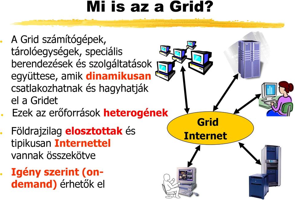 együttese, amik dinamikusan csatlakozhatnak és hagyhatják el a Gridet Ezek az