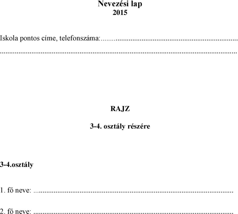 osztály részére 3-4.osztály 1.