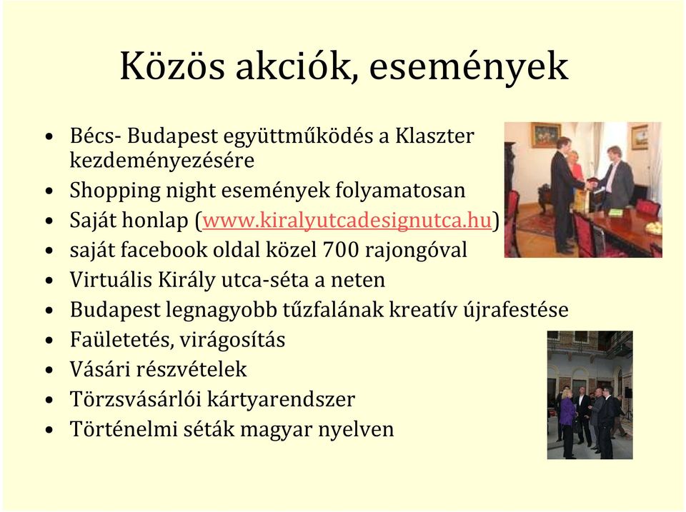 hu) saját facebook oldal közel 700 rajongóval Virtuális Király utca-séta a neten Budapest