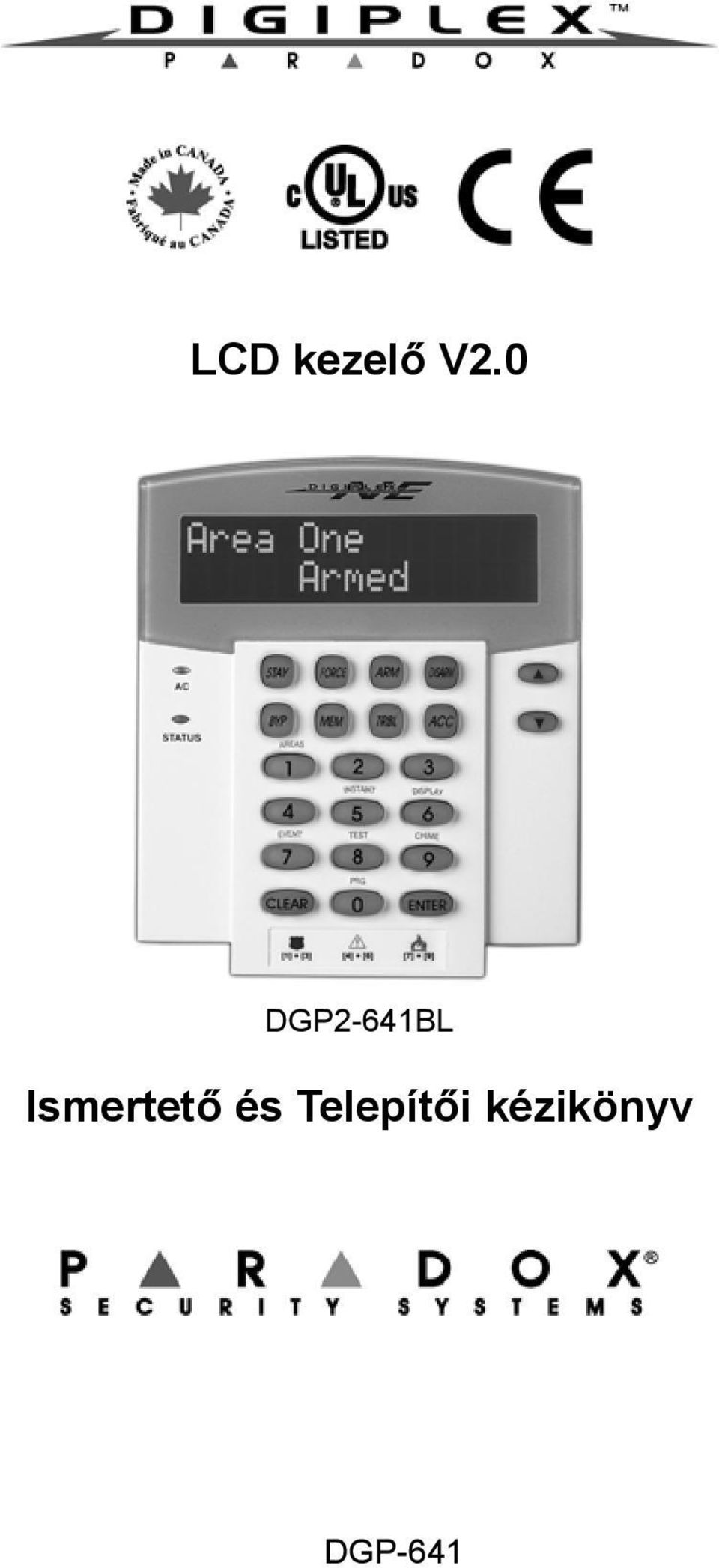 Ismertető és Telepítői kézikönyv - PDF Ingyenes letöltés