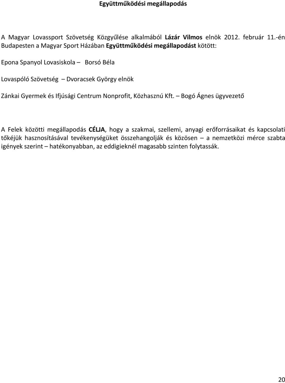 Zánkai Gyermek és Ifjúsági Centrum Nonprofit, Közhasznú Kft.