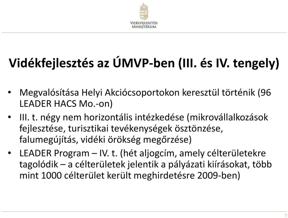 rténik (96 LEADER HACS Mo.-on) III. t.