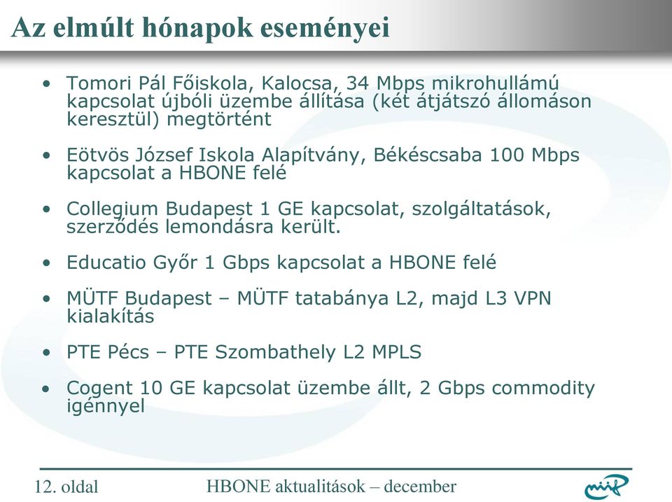 szolgáltatások, szerződés lemondásra került.