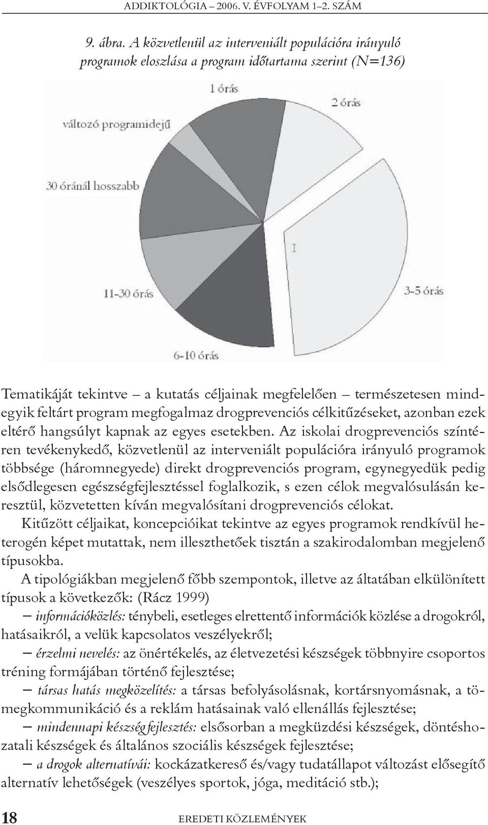 program megfogalmaz drogprevenciós célkitûzéseket, azonban ezek eltérõ hangsúlyt kapnak az egyes esetekben.