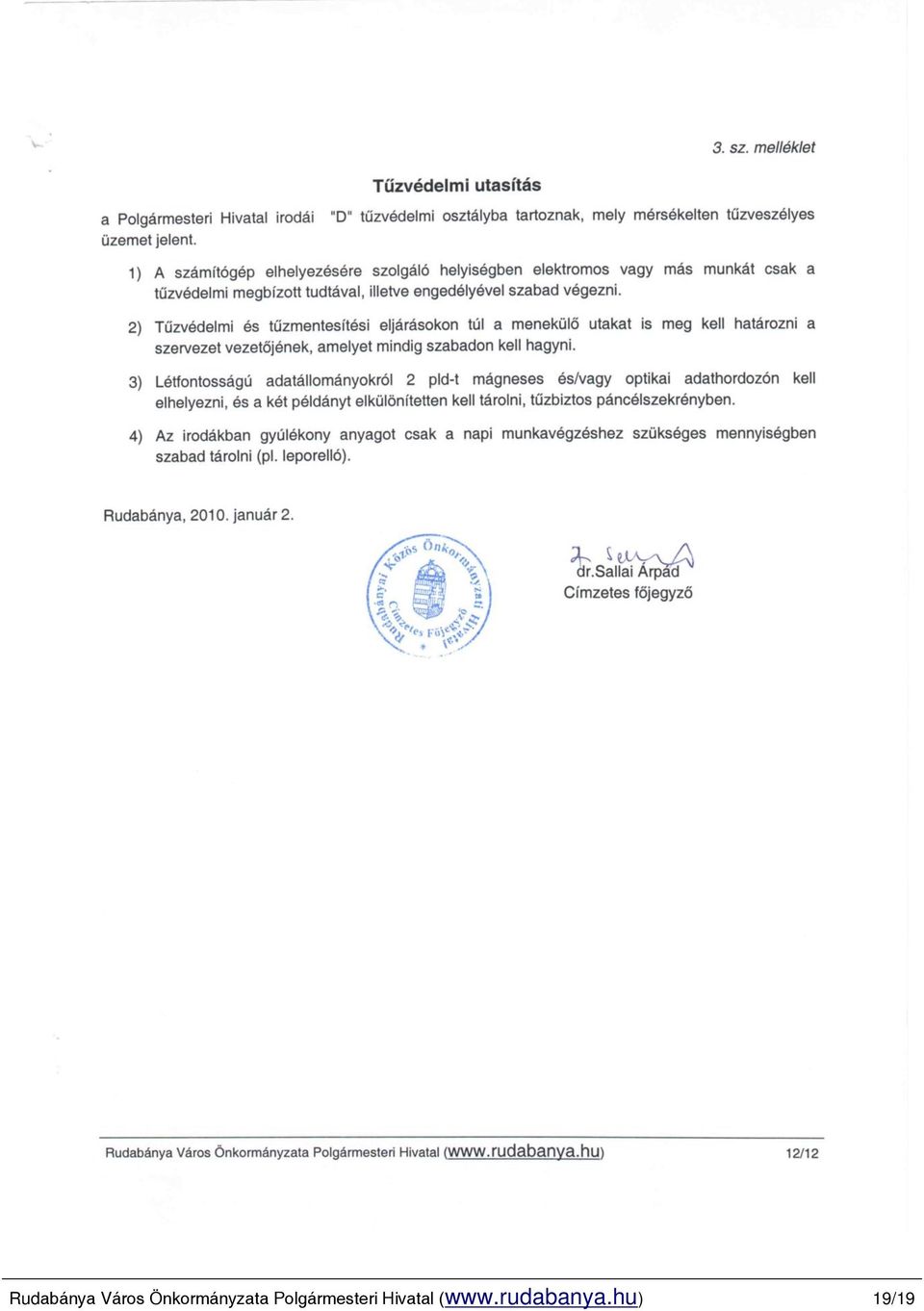 Polgármesteri