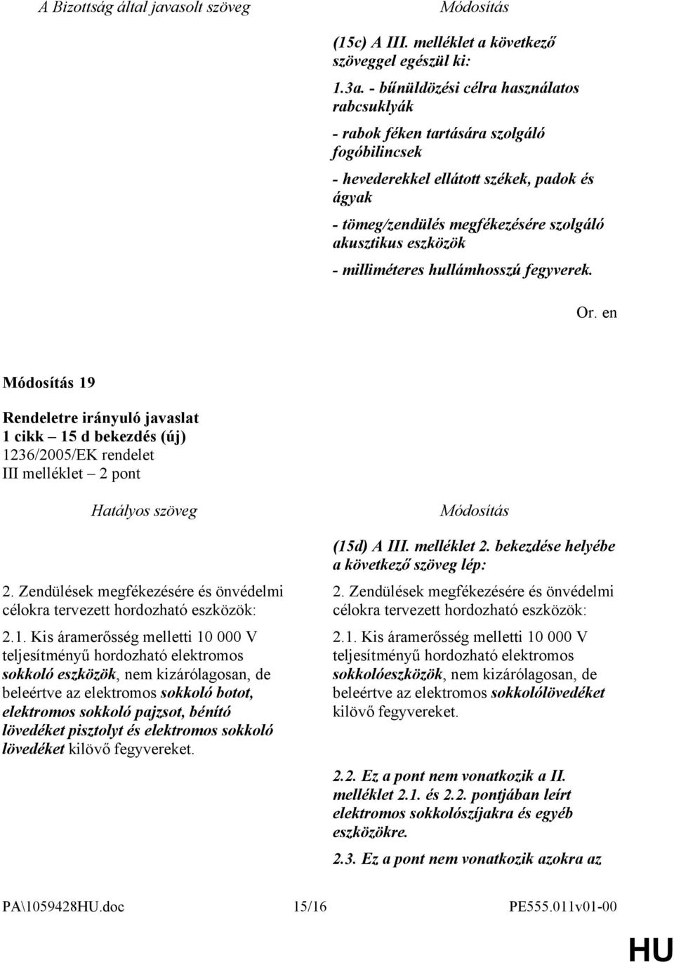 milliméteres hullámhosszú fegyverek. 19