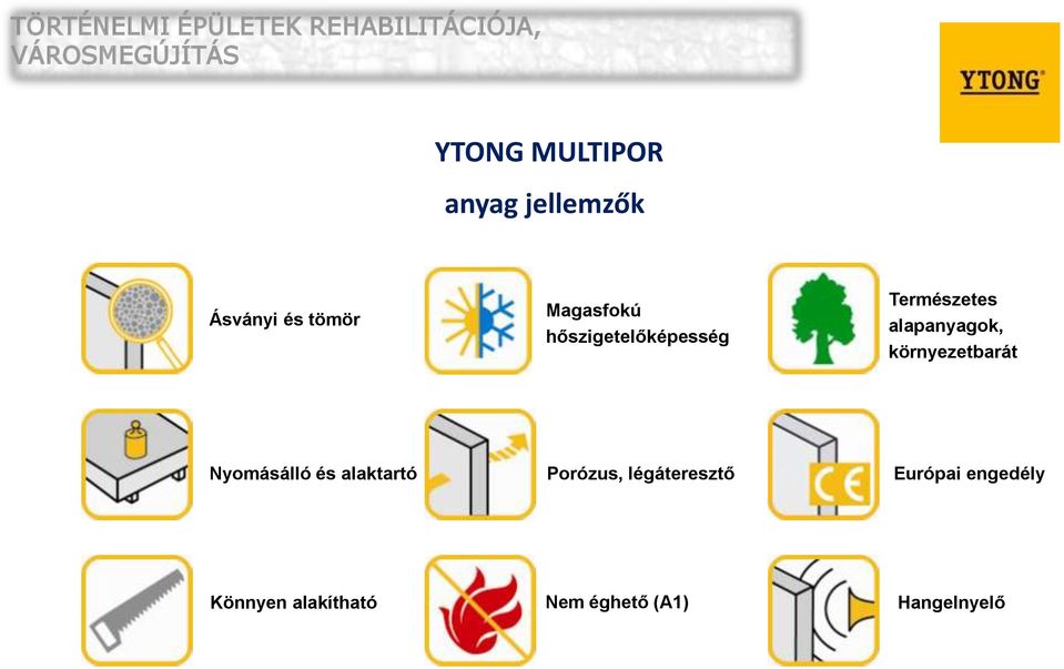 környezetbarát Nyomásálló és alaktartó Porózus,